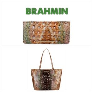 💕💕BRAHMIN Truffle Ombre Melbourne Collection Genuine Leather PURSE ONLY.